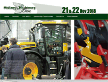 Tablet Screenshot of midlandsmachineryshow.com